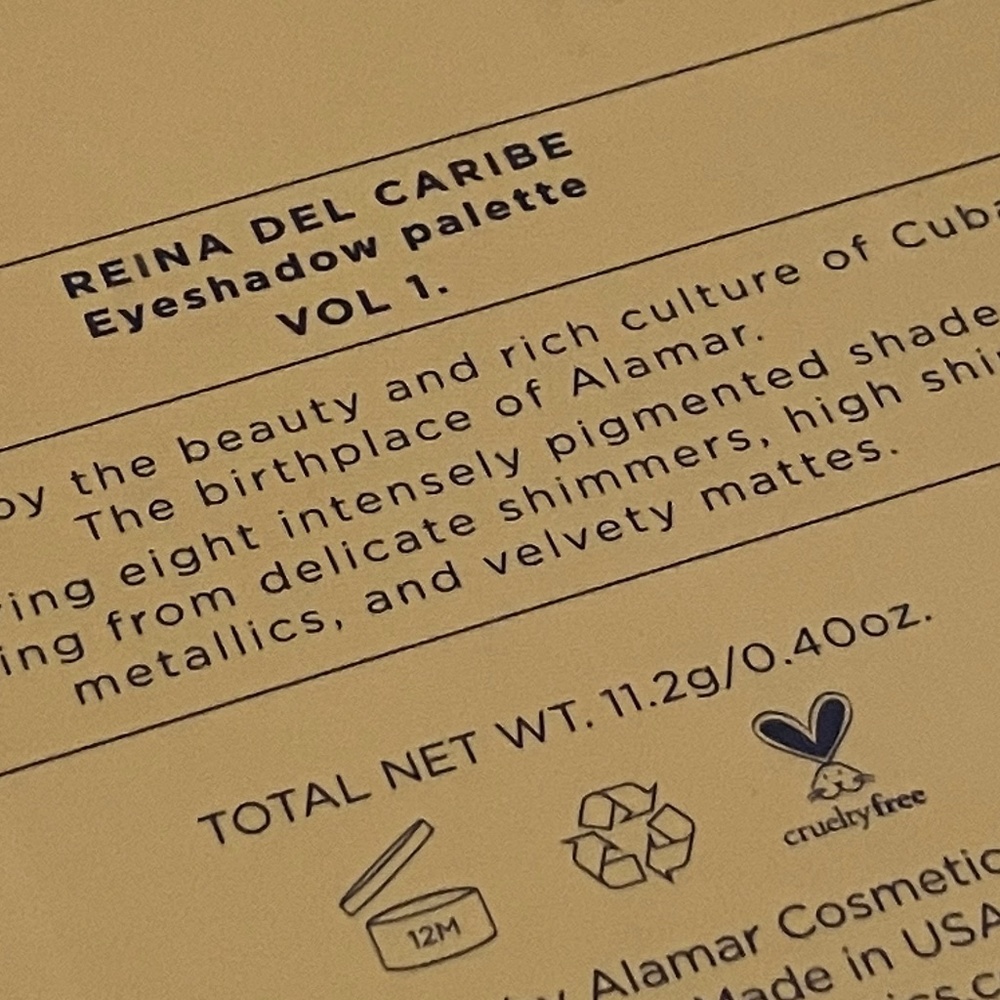 Alamar Reina Del Caribe Eyeshadow Eye Palette Volume 1 NEW - Picture 11 of 13